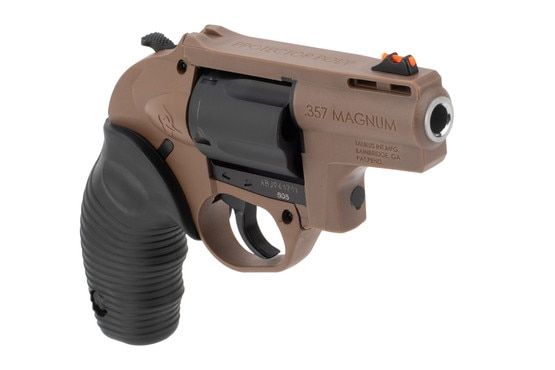 Taurus 605 Poly Protector 357 mag revolver features a polymer frame